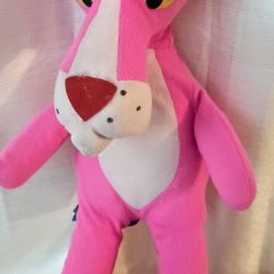 1964 VINTAGE PINK PANTHER PLUSH STUFFED ANIMAL by MIGHTY STAR