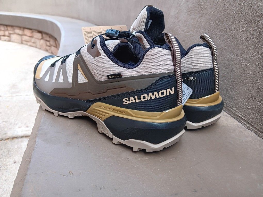Brand New Salomon Men's X Ultra 360 GORE-TEX Waterproof Low Hiking Shoe. Size 9 And 10