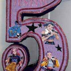 Demon Hunters K Pop Number Five Piñata 