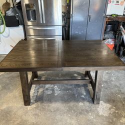 Dining Table With Hidden Leaf