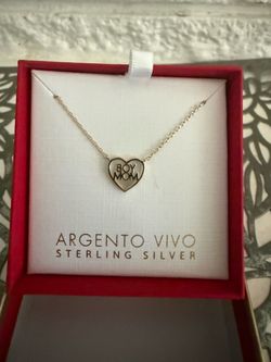 Argento Vivo Sterling Silver Boy Mom Necklace
