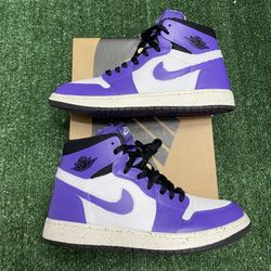 Jordan 1 Zoom CMFT Crater Purple size 10.5 VNDS
