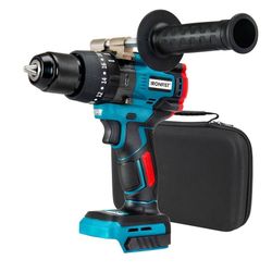 Cordless Drill for Makita 18V Batteries, 1/2 inch Metal Chuck Impact Drill/Driver, Brushless 150Nm MAX Torque, 2 Variable Speed 1250RPM for Profession