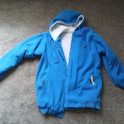 Unisex Fannel Hoodie Jacket - Size XL