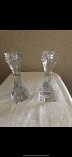 Beautiful Crystal Like Candle Holders