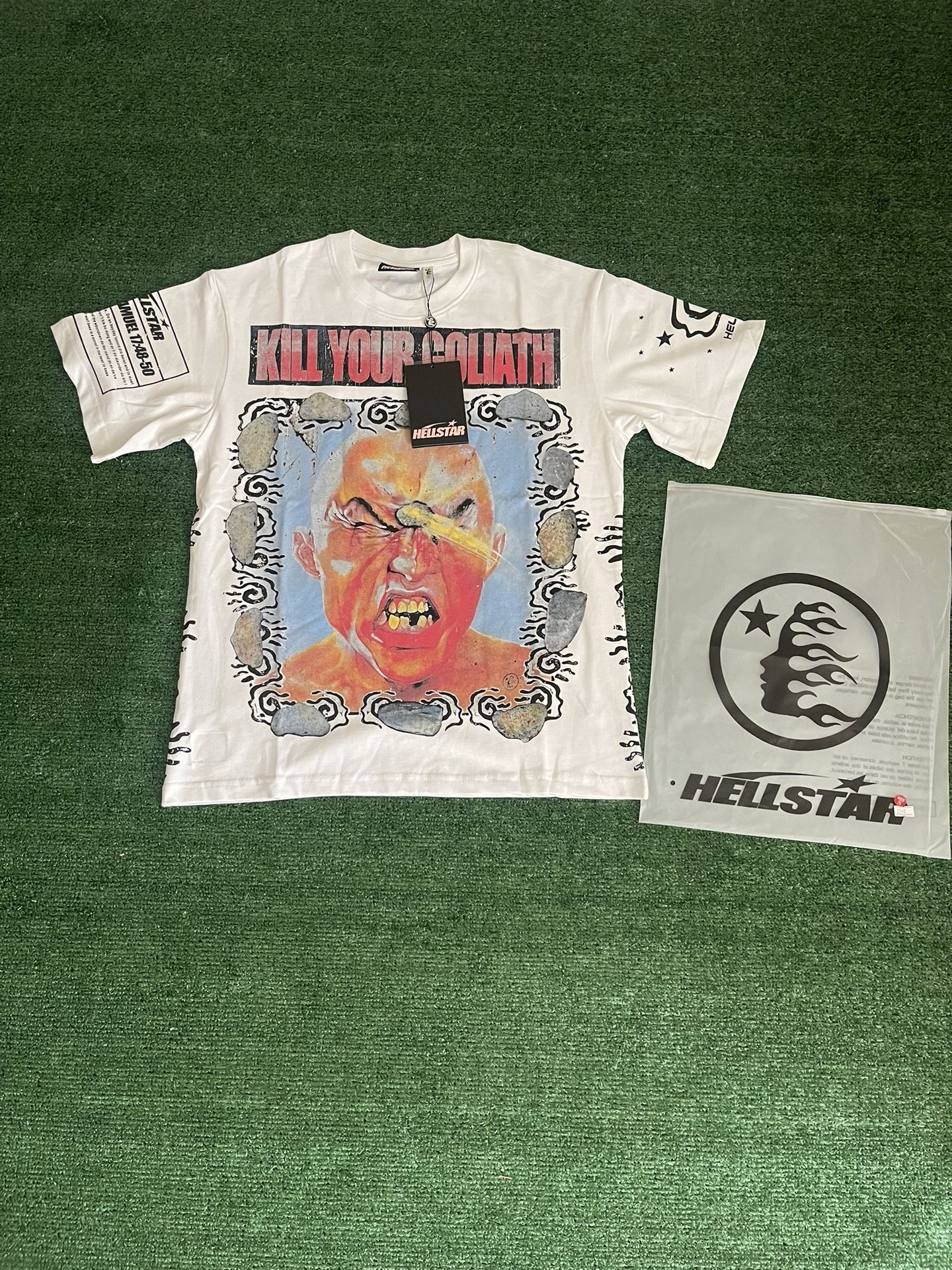 Hellstar Kill Your Goliath T-Shirt White