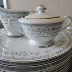 VINTAGE FINE CHINA FROM JAPAN, 50 PIECE SPRING SET