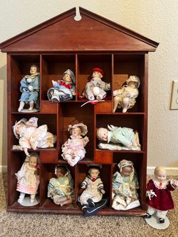 Antique porcelain dolls