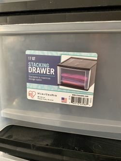 Stackable Storage Bins 17Qt