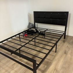 Full Bed Frame With Mattress 