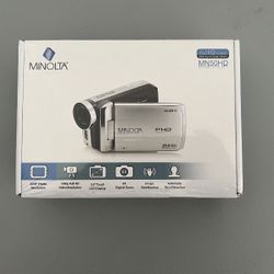 Minolta MN50HD Digital Camcorder Silver - New In A Box