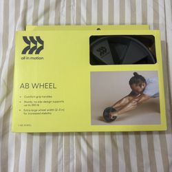 Ab Wheel black - All In Motion: Non-Slip Handles, PVC Material, Core Trainers