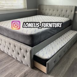 Fulltwin Grey Frenchi Double With Ortho Matres!