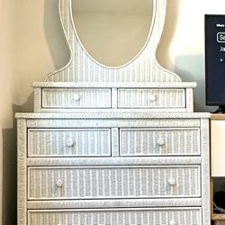 Vintage Wicker Furniture Set 