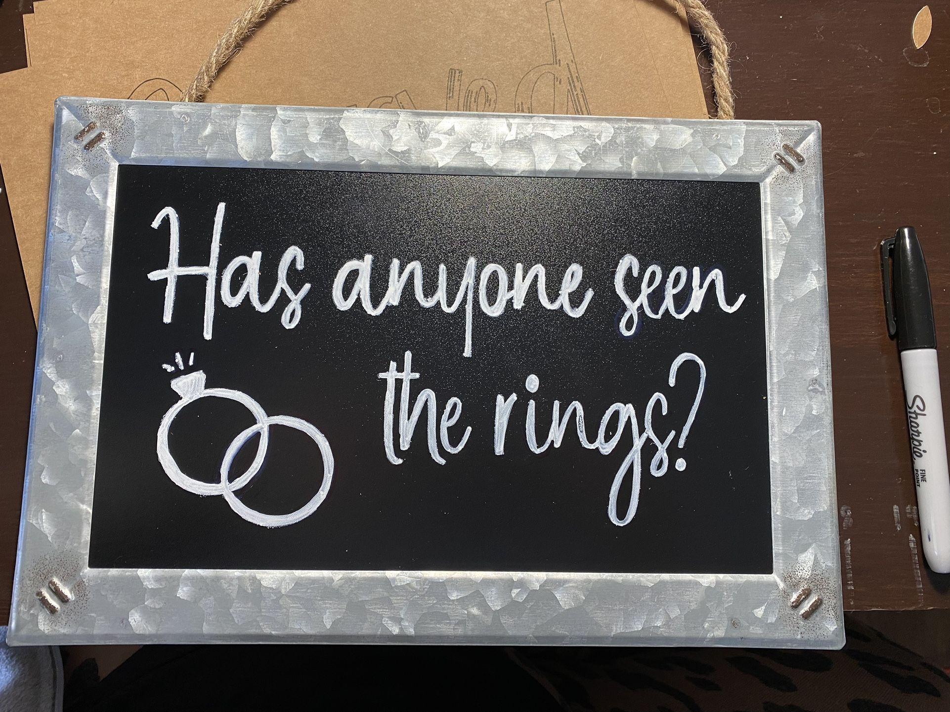 Ring Bearer Sign