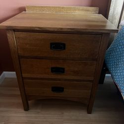 Wooden Bedside Table