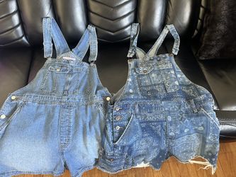 Girls Short Overalls