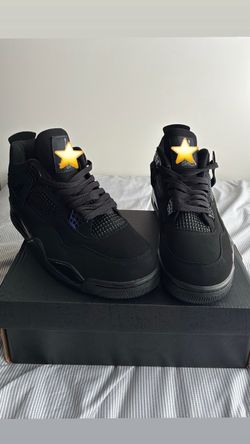 New Air Jordan Retro 4 Black Cat Size 12
