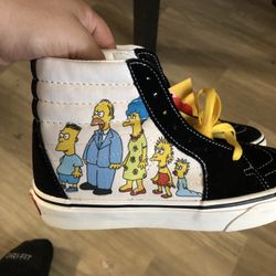 Vans x The Simpsons Sk8 Hi Size 4.5 Womens 6.0