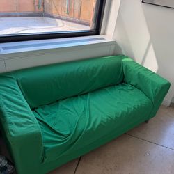 Two ikea KLIPPAN Loveseat Couches Sofa