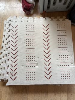 Rubber Square  Playmat 9 Piece 