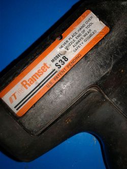 Ramset s38 concrit nail gun$19 negotiable