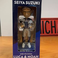 Seiya Suzuki with Dogs Chicago Cubs Bobblehead