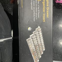 Spice drawer organizer