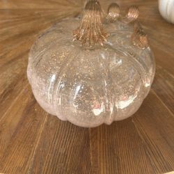 Glass Pumpkin - Gold