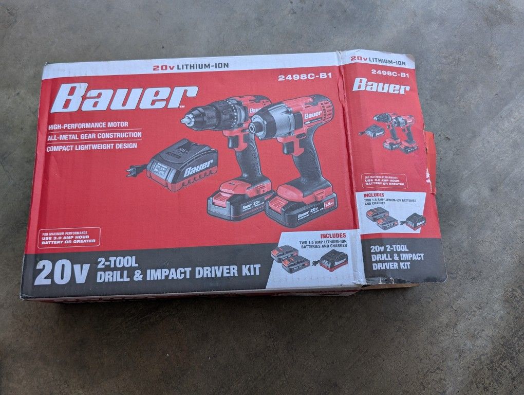 Bauer Electric Drill Set