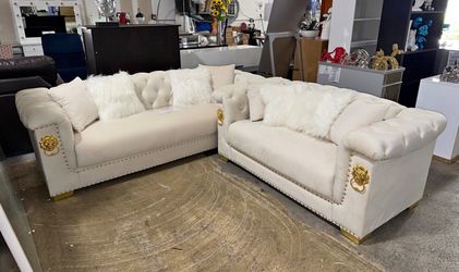 New sofa and loveseat in box buy now pay later $39 down no credit needed