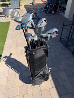 Left handed men’s golf clubs