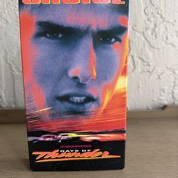 Days Of Thunder VHS Tom Cruise PG-13 1990