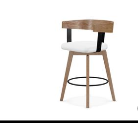 Bar Stools Set of 3, 26 Inch Swivel