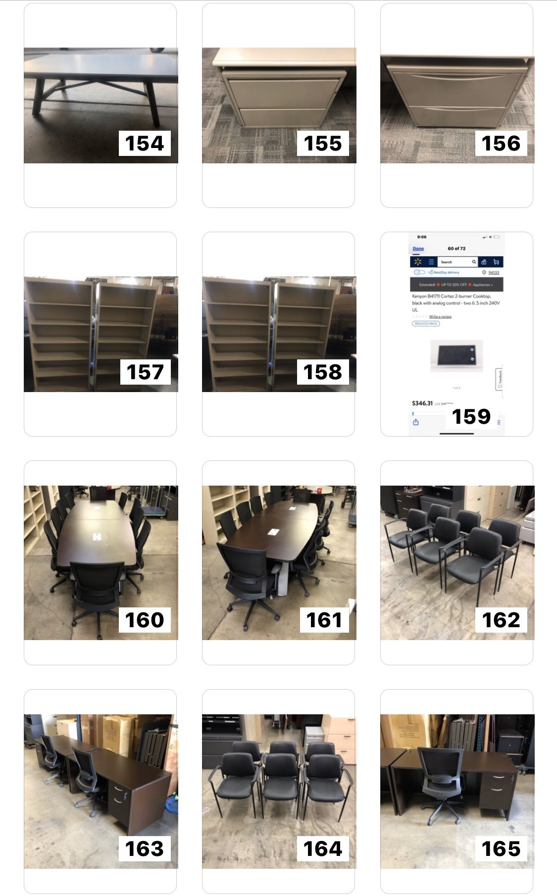 Cabinet,Chair,Desk,Office,Table,File,Hutch. Feel free to stop by Monday-Friday 8-4pm Central Office Installation 820 S. Rockefeller Ave Suite A Onta