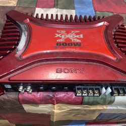 Sony Xplod Amplifier 