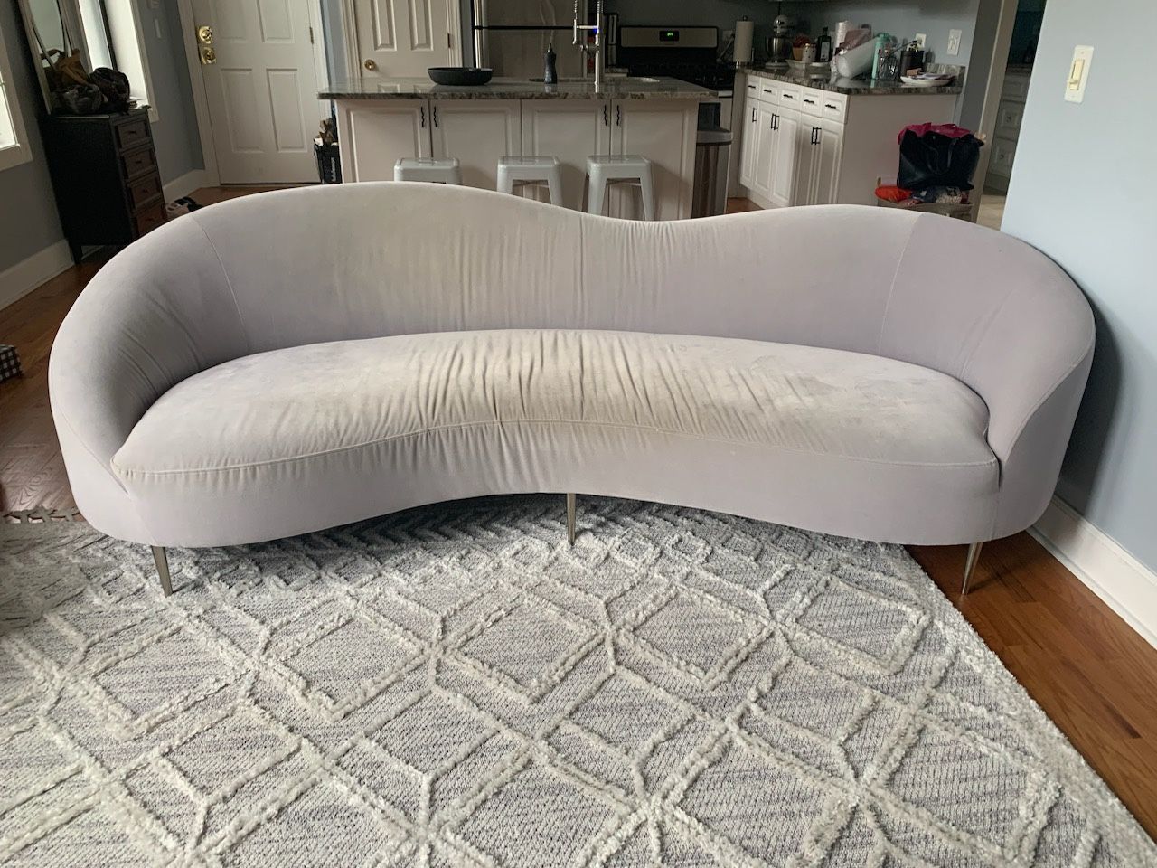 Couch For Sale CB2 GRAY $150 Priced To Sell