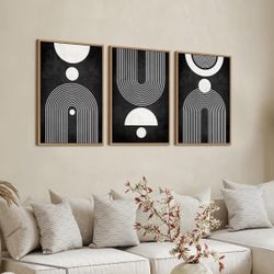 Abstract Boho Canvas Wall Art Painting 