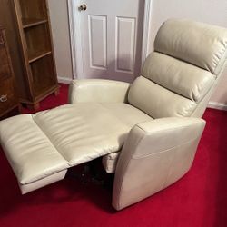 Khloe Swivel Glider Recliner Chair Cream Off White 35 D x 31"W x 41"H. Weight 84 Lbs Lazy Boy Sofa