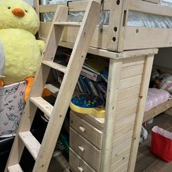 Kids Bunk Bed With Desk
