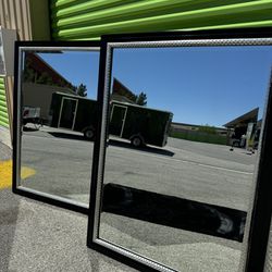 Large Mirrors !!! Beautiful Frame !!! $60 Each 