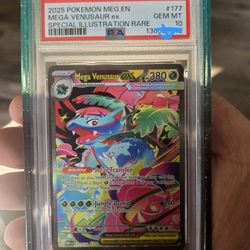 Pokemon Venusaur Mega Sir Psa 10