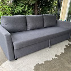 Grey Ikea Friheten Couch With Bed - Free Delivery!