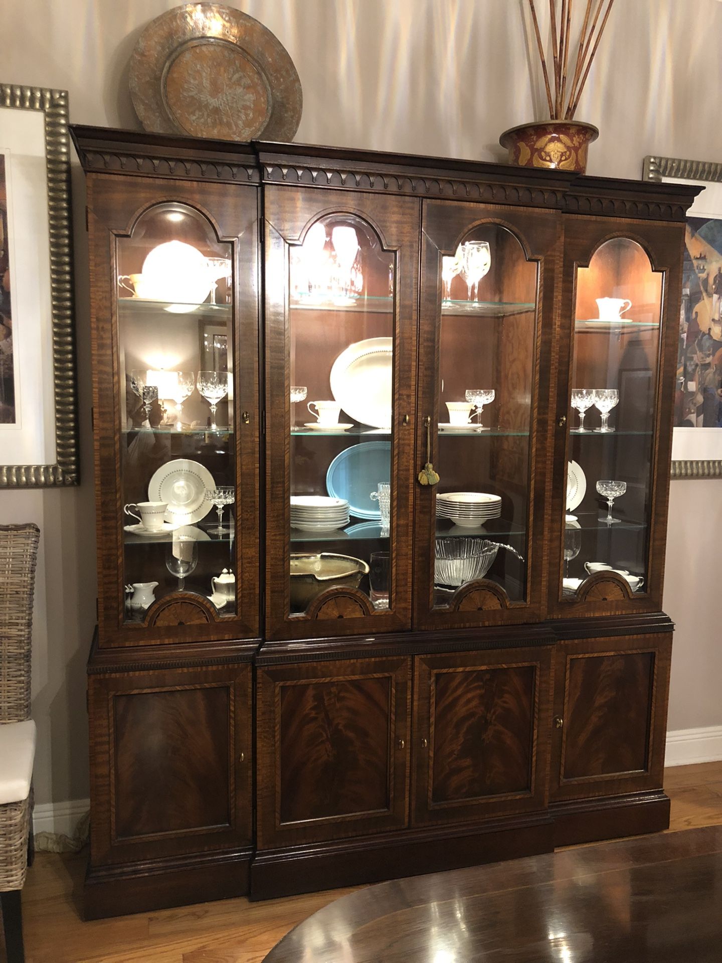 Mahogany China Cabinet