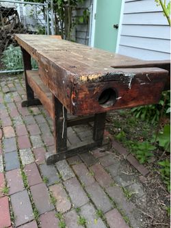 Carpenters Vintage Work Bench