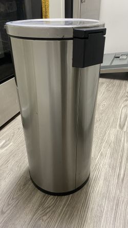Used Stainless Steel Trash Bin