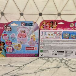 Disney Princess Pati-School craft kit. Make cute little treats or jewelry with Rapunzel, Ariel, Belle, and Jasmine.