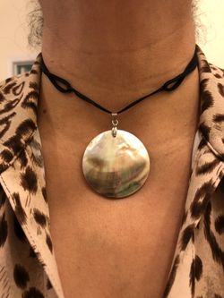 Abalone shell pendant