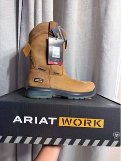 Ariat Turbo Pull-On Waterproof Carbon Toe Work Boot
