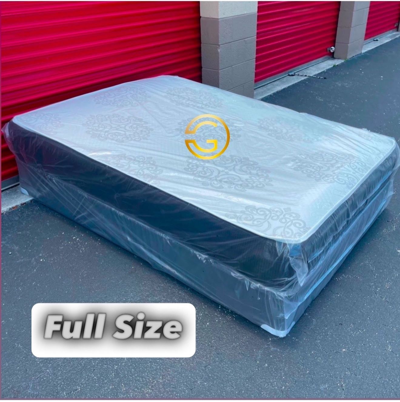 NEW Mattress Full Size With Box Spring // Offer 🚚